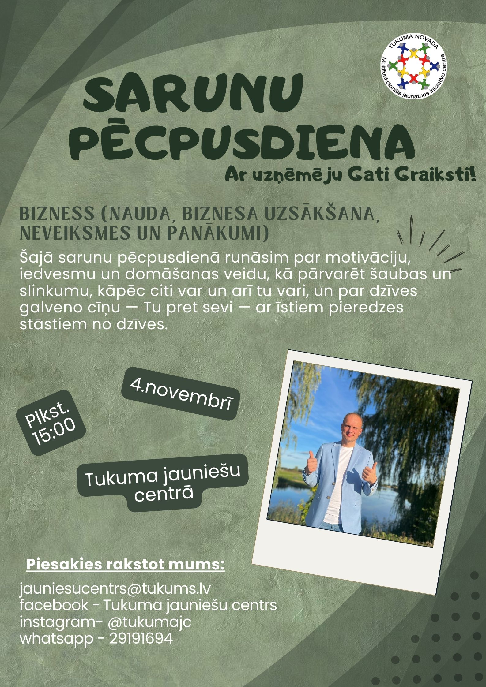 Blue and White Modern Small Business Expo Poster Plakāts