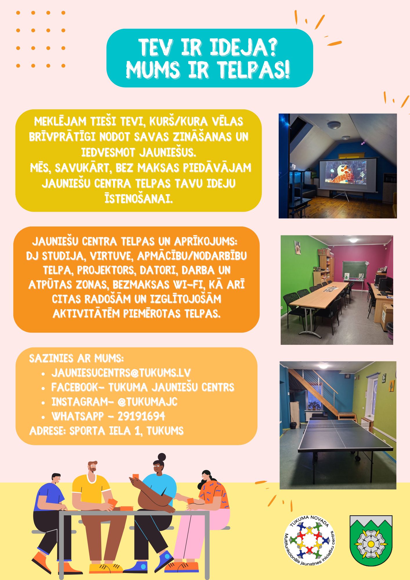 Colorful Playful International Youth Day Flyer