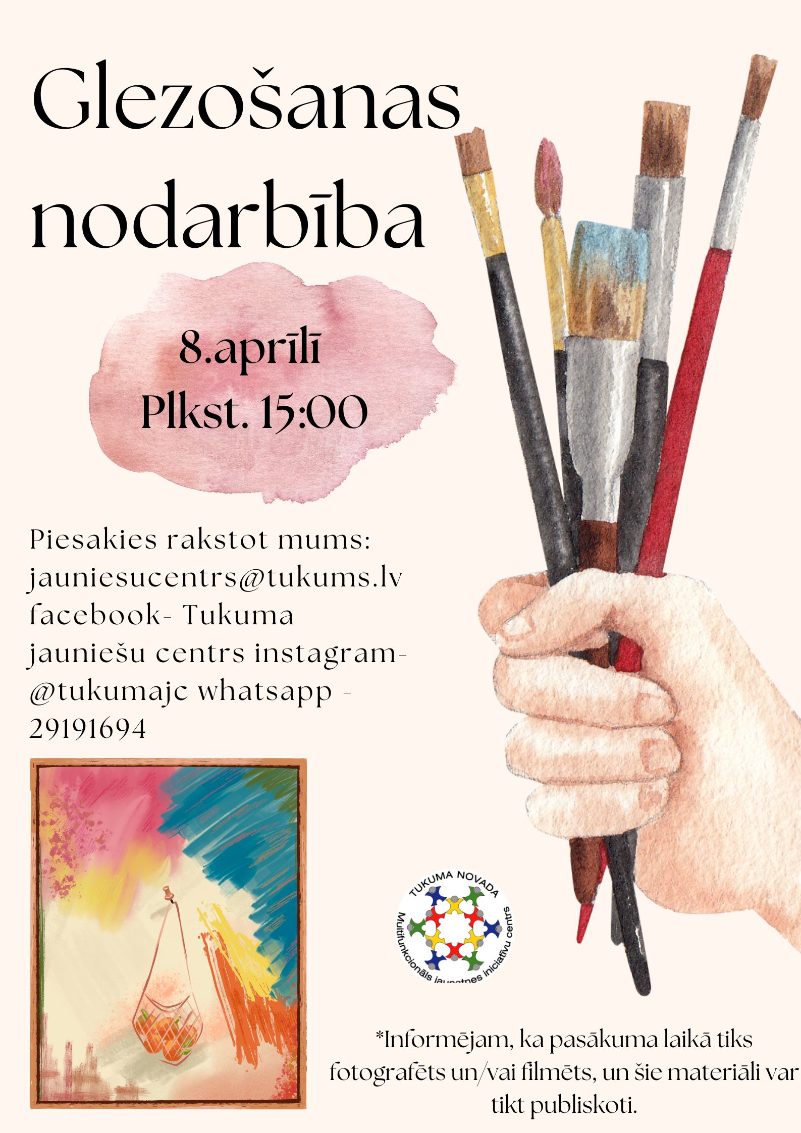 Glezonašanas nodarbība